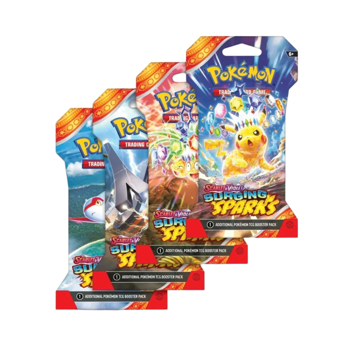 Pokemon TCG - Scarlet & Violet - Surging Sparks - Sleeved Booster Pack