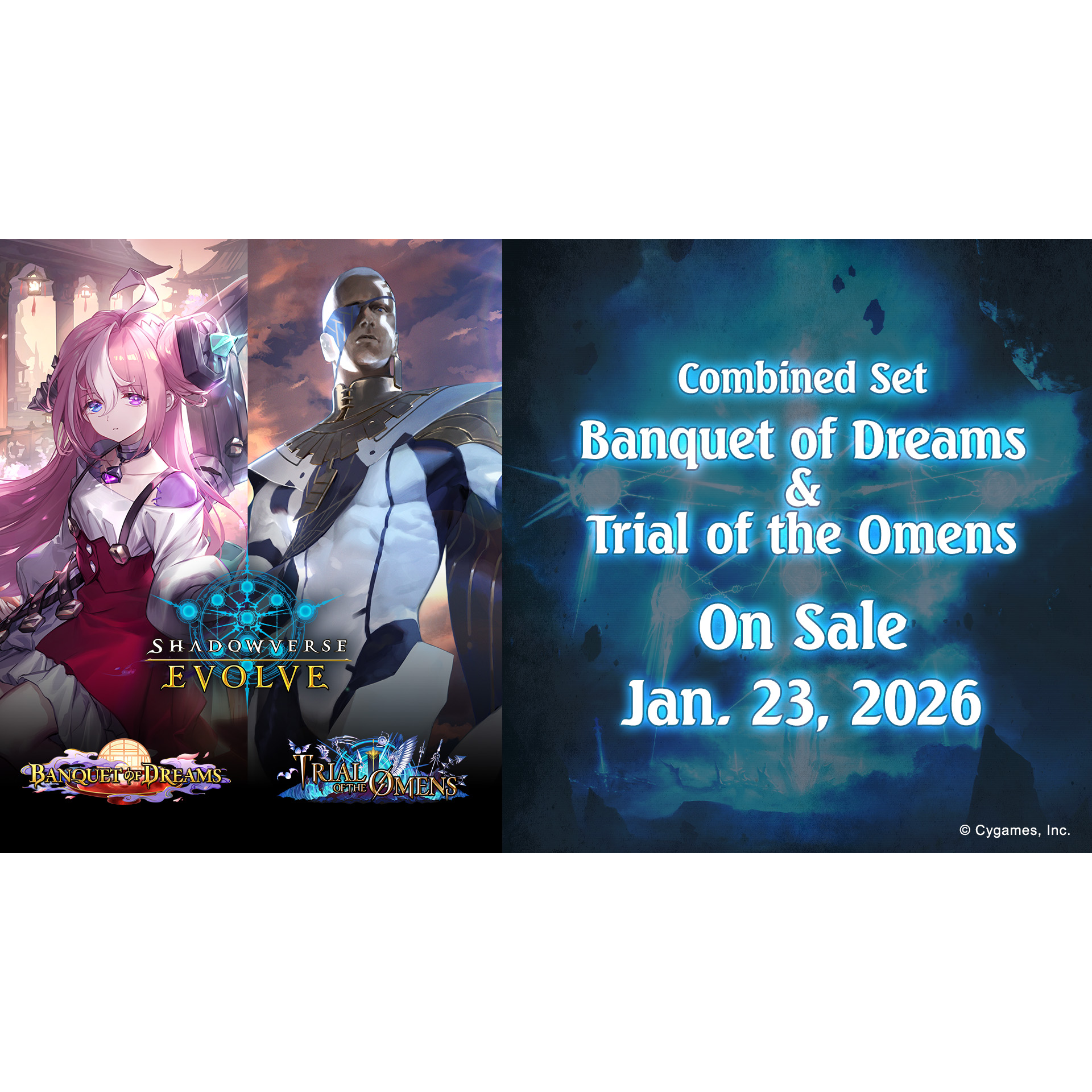 Shadowverse: Evolve - Combined Set 02 - Banquet of Dreams & Trial of the Omens - Display Case (20x Booster Boxes)