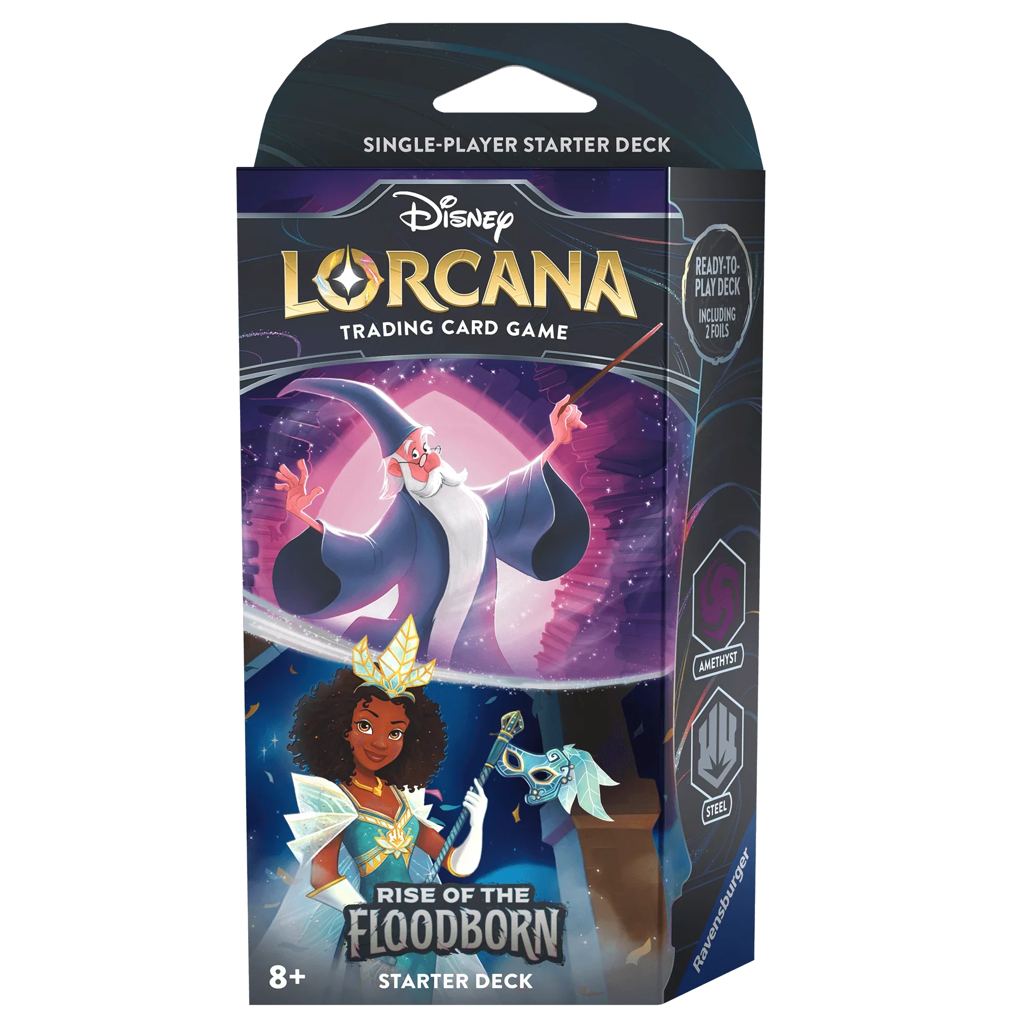 Disney - Lorcana TCG - Rise of the Floodborn - Starter Deck - Amethyst and Steel